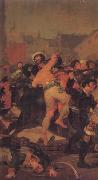 Francisco de goya y Lucientes May 2,1808,in Madrid The Charge of the Mamelukes oil painting artist